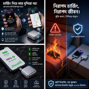 রোবট চার্জার (ফুল চার্জ হলে নিজেই খুলে যাবে)